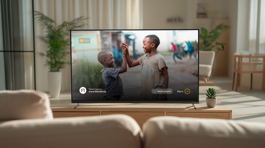 TV ads on youtube with send to phone option