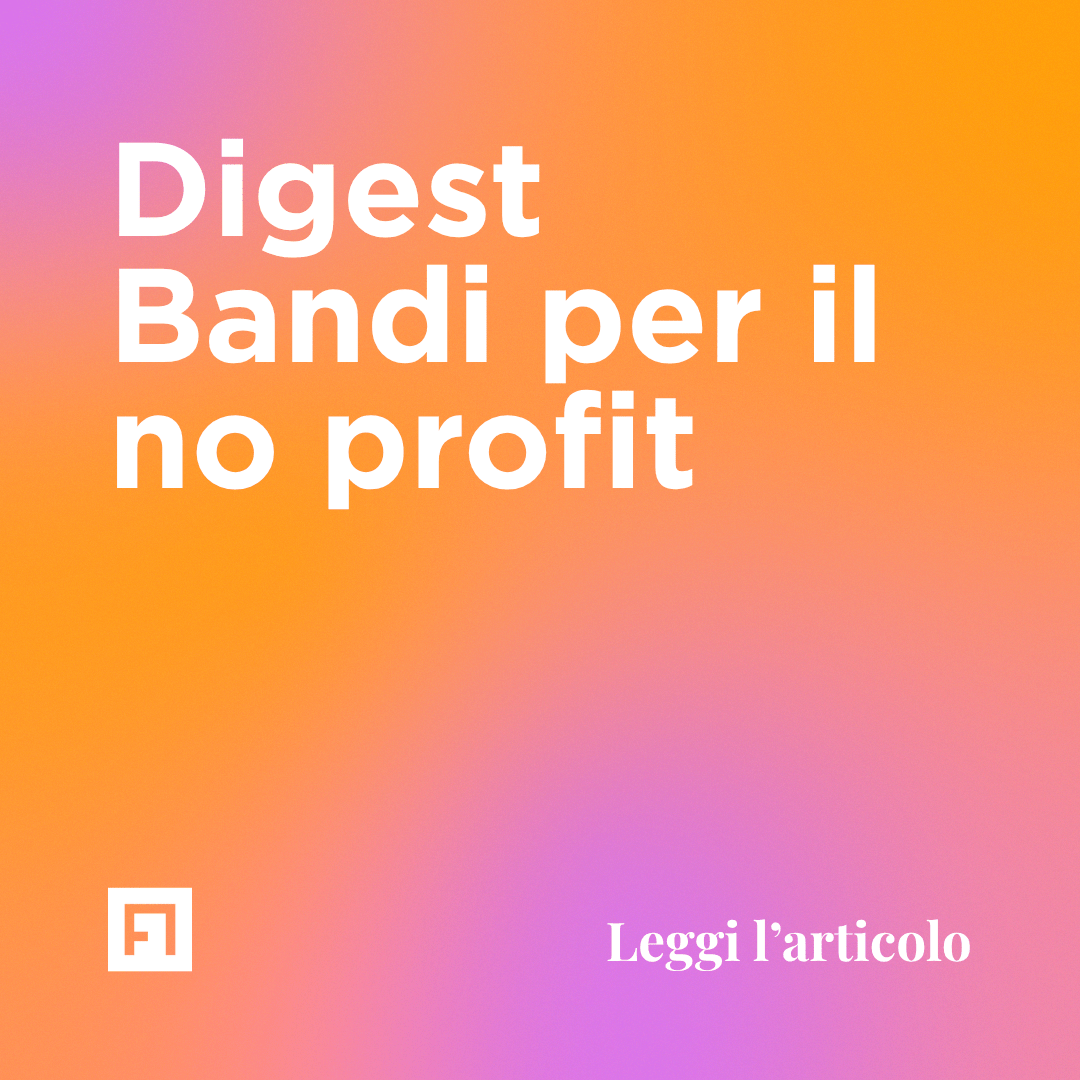 bandi e opportunità per il terzo settore e no profit